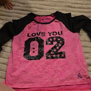 Freestyle Pink and Black Long Sleeve Tee